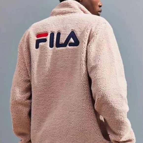 Fuzzy fila jacket Clearance